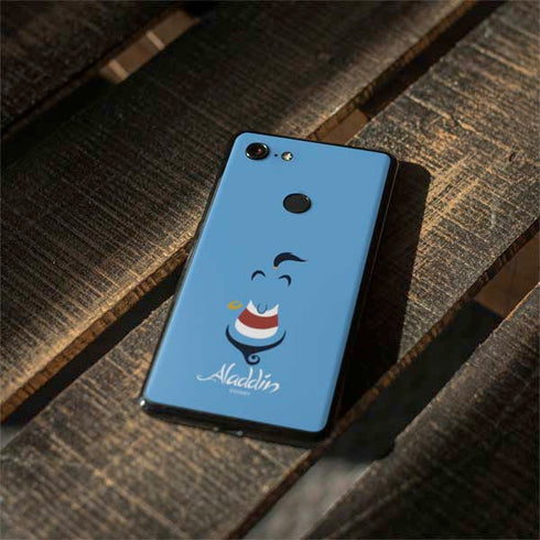 Disney Aladdin Genie Outline Art Google Pixel 3 XL Skin